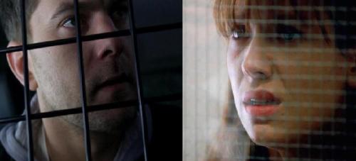 Peter & Olivia in cages, Fringe